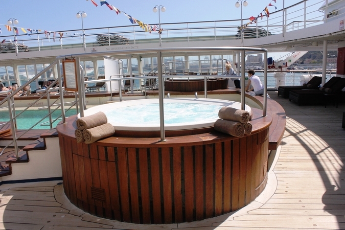 Crucero de lujo Silver Cloud - piscina